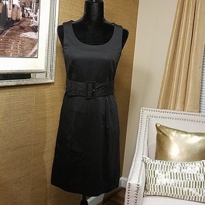 H&M Black Belted Dress